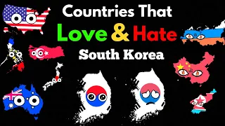 Countries that Love/Hate South Korea