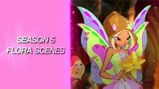 Winx club season 5 flora scenepack // hot/badass scenes
