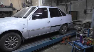 Daewoo Nexia удар в порог ч.2 ФИНИШ