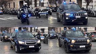 CORTEO POLIZIA PENITENZIARIA E GOM IN SIRENA E EMERGENZA FESTA D’ISTITUTO 207 ANNIVERSARIO