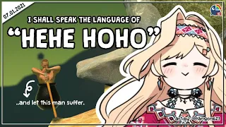 【Getting Over It】Learn the Language of "HEHE HOHO"【NIJISANJI ID | Layla Alstroemeria】