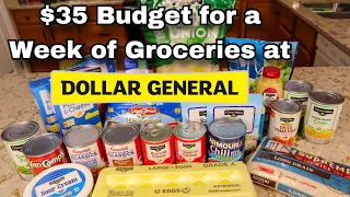 Eating for $5 a Day from Dollar General | What I Ate / Cooked Today | Day 1 of 7