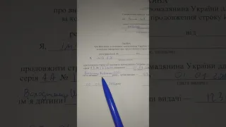 Як заповнити заяву про продовження терміну дії закордонного паспорту України