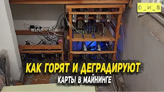 Как горят карты в майнинге, деградируют и продаются после майнинга | D_W_S