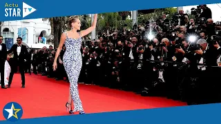 Cannes 2022 : Sharon Stone fait le show sur le tapis rouge dans une magnifique robe à motifs