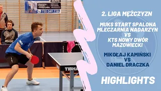 2.liga: Mikołaj Kamiński (Start Nadarzyn) vs Daniel Draczka (KTS Nowy Dwór Mazowiecki)  HIGHLIGHTS