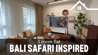 Explore a 5 Room Bali - Safari Inspired Themed Home