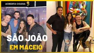 CARLINHOS E LUCAS  VÃO  PARA MACEIÓ  PRESTIGIAR  SHOW DA AMIGA  SIMONE MENDES