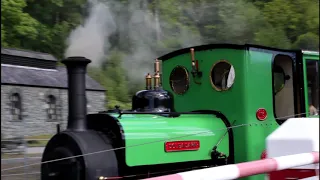 Llanberis Lake Railway on a sunny summer afternoon