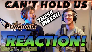 Pentatonix - Can't hold us (Macklemore Cover & Ryan Lewis) FIRST REACTION! (THESE VIBES ARE UNREAL!)