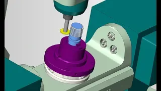 Mastercam multiaxis case study: Roughing a screw shaft using slot cutter