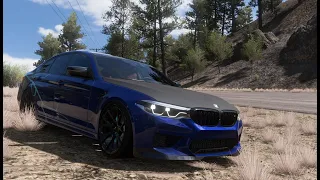 Forza Horizon 5 BMW M5 2018 (1270HP) Test drive and drift فورزا هورايزن 5 تجربة قيادة