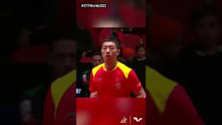 Unbelievable returns from #XuXin at the 2018 World Team Table Tennis Championships 😱⁠