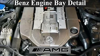 How To Clean a Mercedes Engine Bay (4K)
