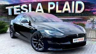 Tesla Plaid Model S - разгон до 100 км/ч за 1.99 секунды! Тесла Плайд приехала в Беларусь - Обзор