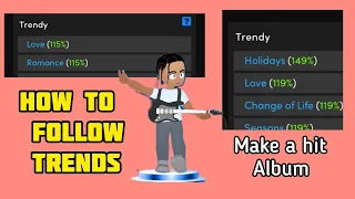 How to get a "HIT ALBUM" by following trends on Music wars Rockstar