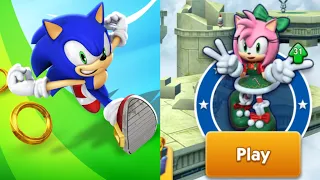 Sonic Dash - Jingle Belle Amy Unlocked!! - Christmas Event