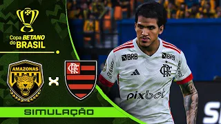 Amazonas FC x Flamengo (22/05/2024) Copa do Brasil - EFootball 2024