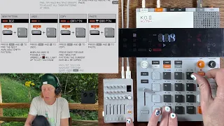 TEENAGE ENGINEERING KO II EP-133 GUIDE WALKTHRU W/ NICK HOOK- MAIN + TEMPO (SECTIONS 8.3 + 8.4)