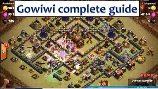 Clash of clans how to Gowiwi attack strategy - Step by step