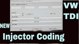 VW TDI 2.0 common rail how to program or code new injectors after installing new injectors