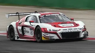 2019 Audi R8 LMS GT3 in action testing on track!