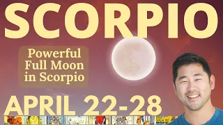 Scorpio - FULL MOON IN YOUR SIGN LEADS TO ABSOLUTE ABUNDANCE ❤️🌠 APRIL 22-28 Tarot Horoscope ♏️