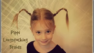 Funny Pippi Longstocking Braids for girls