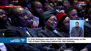 Ambassador Sandile Nogxina pays tribute to Zola Skweyiya