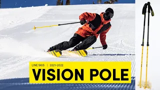 LINE 2021/2022 Vision Adjustable Ski Pole - The Pole For Average Joe's to Cornice Whackers.