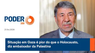 Situação em Gaza é pior do que o Holocausto, diz embaixador da Palestina