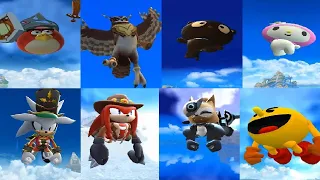 SONIC DASH Nutcracker Silver VS PAC-MAN TREASURE HUNTER WHISPER Red  Longclaw Chococat  MY MELODY