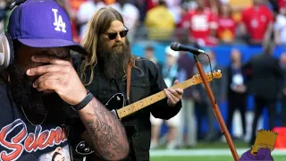 [REACTION] - Chris Stapleton Sings the National Anthem at Super Bowl LVII...*EMOTIONAL*