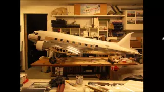 The Construction of a Giant DC-3 (C-47) Model from Scale Plans