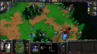 Thunder (HU) vs Fast (Orc) - WarCraft 3 - Highly Recommended - WC3903