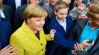 Sachsen-Anhalter motzt bei Merkel-Besuch über "AfD und die ganze Sch..."