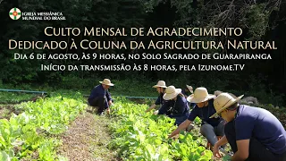 Culto Mensal de Agradecimento dedicado à Coluna da Agricultura Natural | Solo Sagrado - 06/08/2023