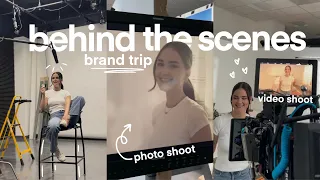 my first brand trip + photoshoot! what are they actually like behind the scenes??