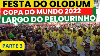 ⁴ᴷ⁶⁰ Walking Salvador Bahia Brazil 🇧🇷 | Festa Olodum Copa do Mundo pelourinho(24 Novembro,2022) [4K]