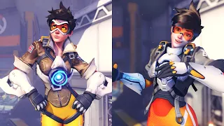 Overwatch 1 vs Overwatch 2 - Hero Select Animations