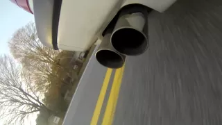 E34 540i/6 Straight Piped Exhaust View - GoPro Hero 3 Black 1080p