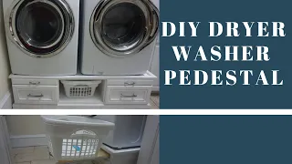 DIY Dryer Washer Pedestal