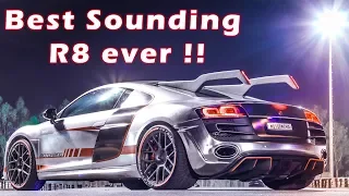 Thunderous loud Audi R8 you will ever hear !!