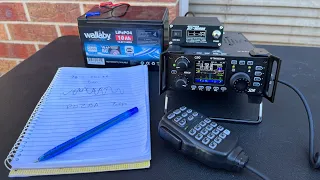 QSO with Ben PD2BA Xiegu G90 20w Mad Dog Coil & Whip from my backyard 23,800Km away in SE Australia