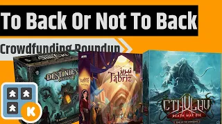 To Back Or Not To Back - Cthulhu: Death May Die, 20 Strong, Queen's Dilemma & More!!!