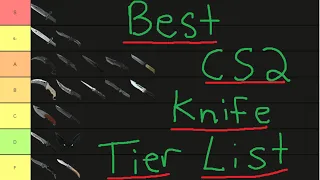 THE BEST CS2 KNIFE TIER LIST EVER MADE (100% ACCURATE)