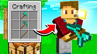 HOW TO COMBINE ANY TOOL In MINECRAFT! (op)