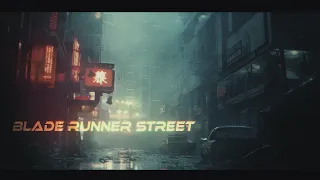 Blade Runner Street: Super-Immersive Cyberpunk Ambient [Cinematic 8D Soundscape]