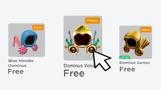 *NEW* GET FREE DOMINUS EVENT ITEMS IN ROBLOX FAST! 😎 🔥