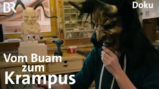 Krampus-Lauf in Bischofswiesen: Debüt in gruseliger Maske | Spessart + Karwendel | BR | Doku